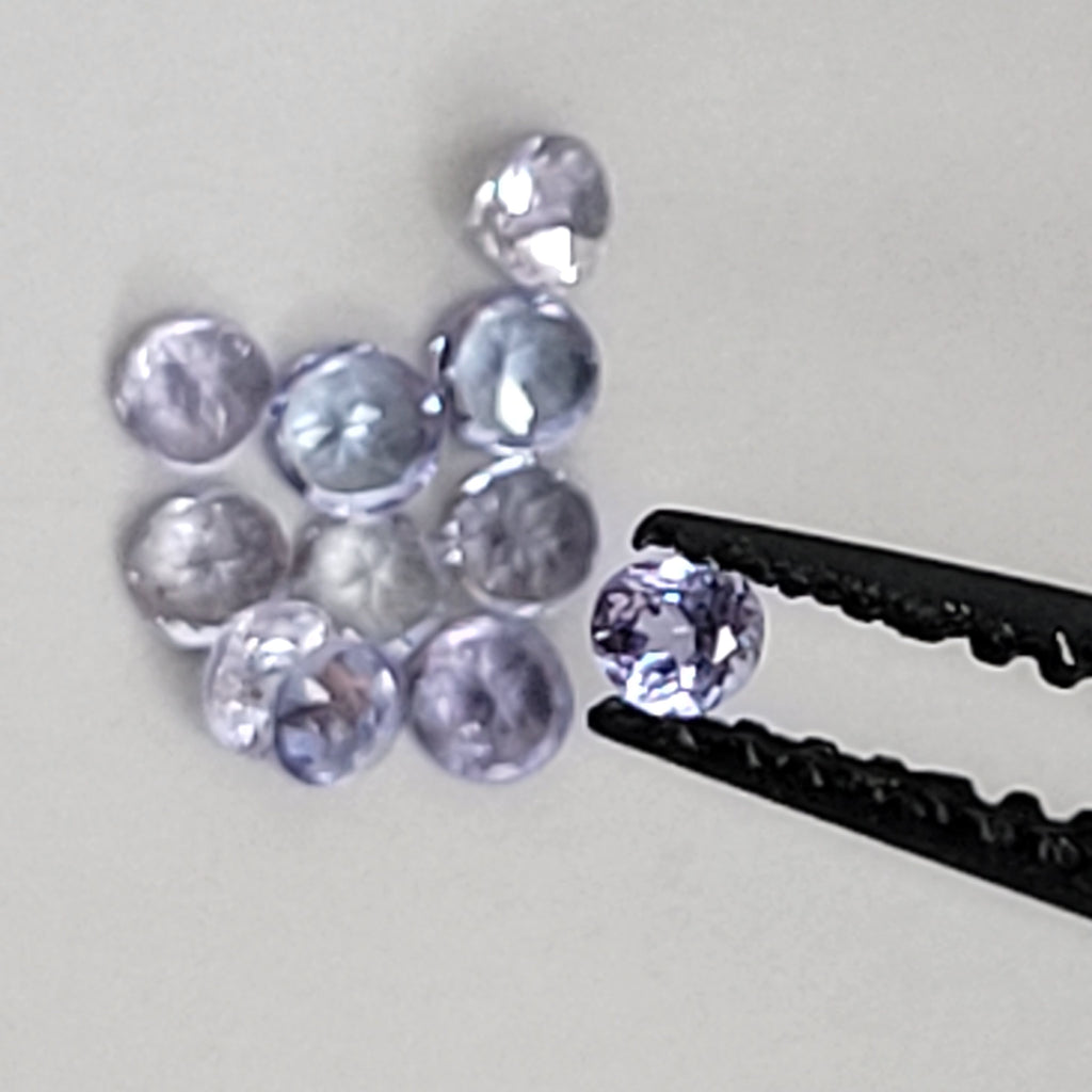 2.00mm round Tanzanite Parcel