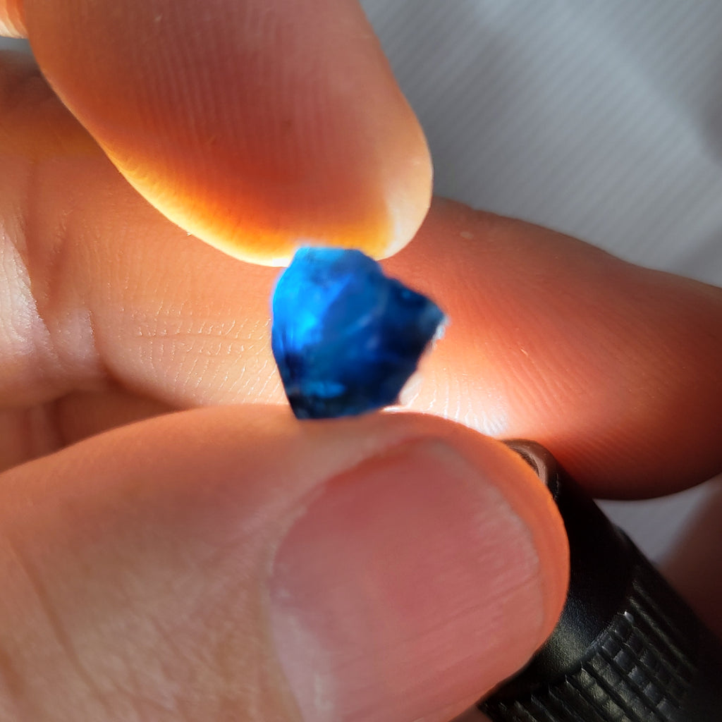 Blue  Tourmaline Facet Rough 39.93tcw