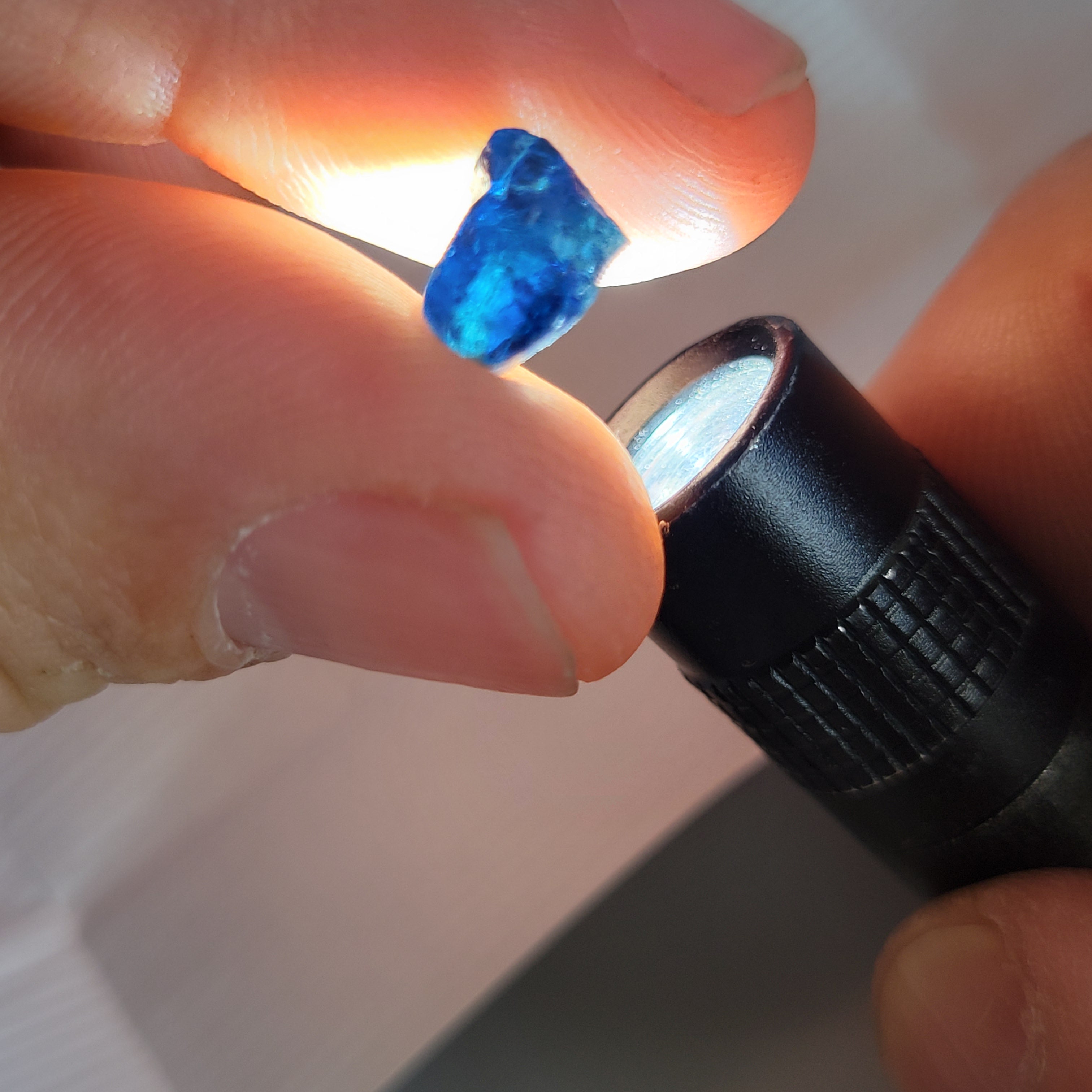 Blue  Tourmaline Facet Rough 39.93tcw