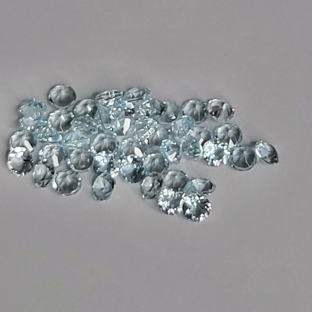 (45) 3mm round Topaz parcel