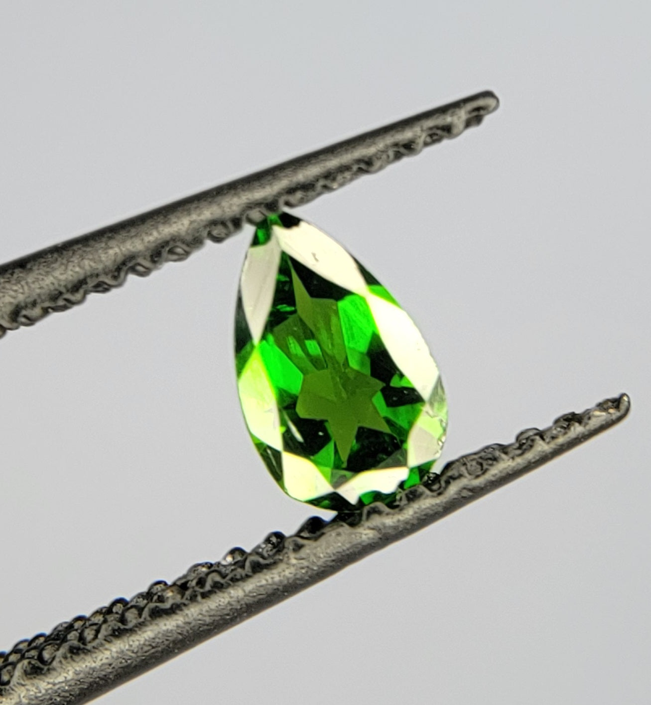 0.73ct pear shaped chrome Diopside