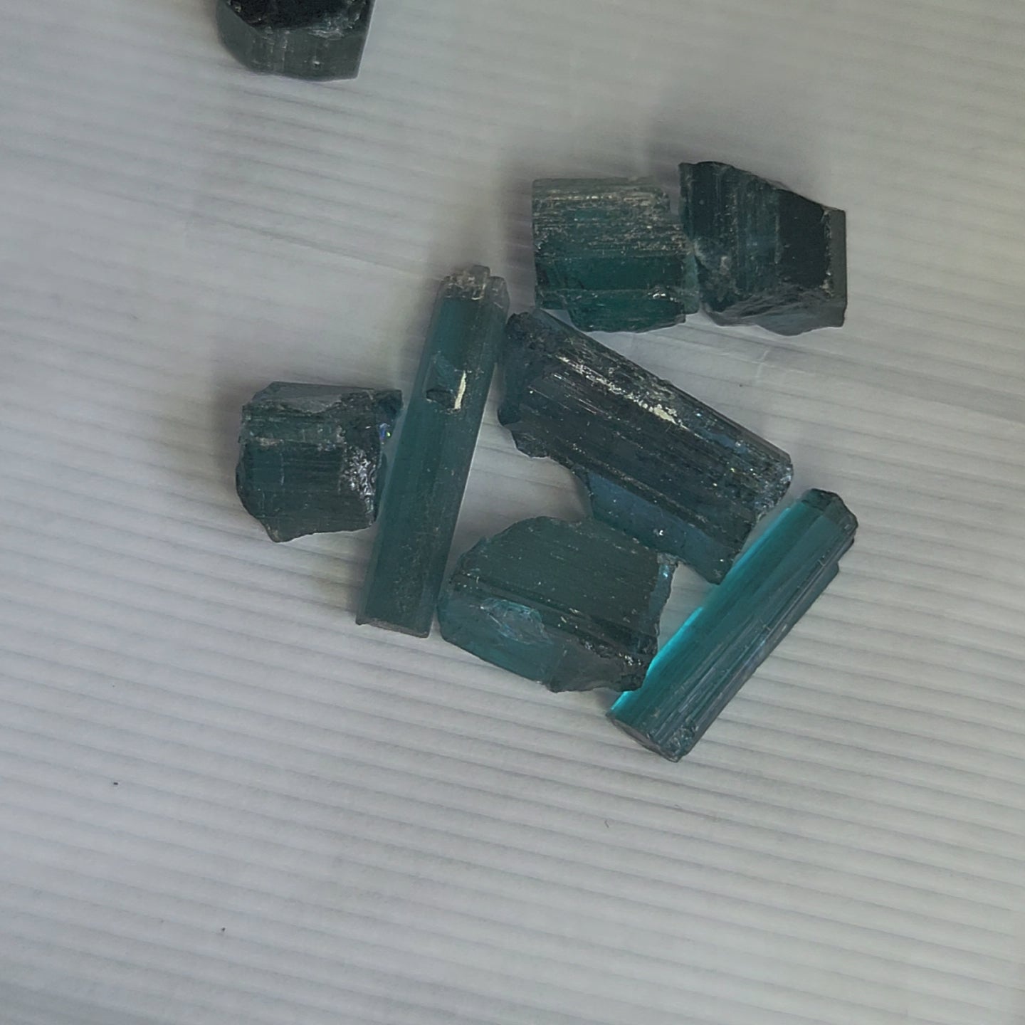 Blue  Tourmaline Facet Rough 39.93tcw