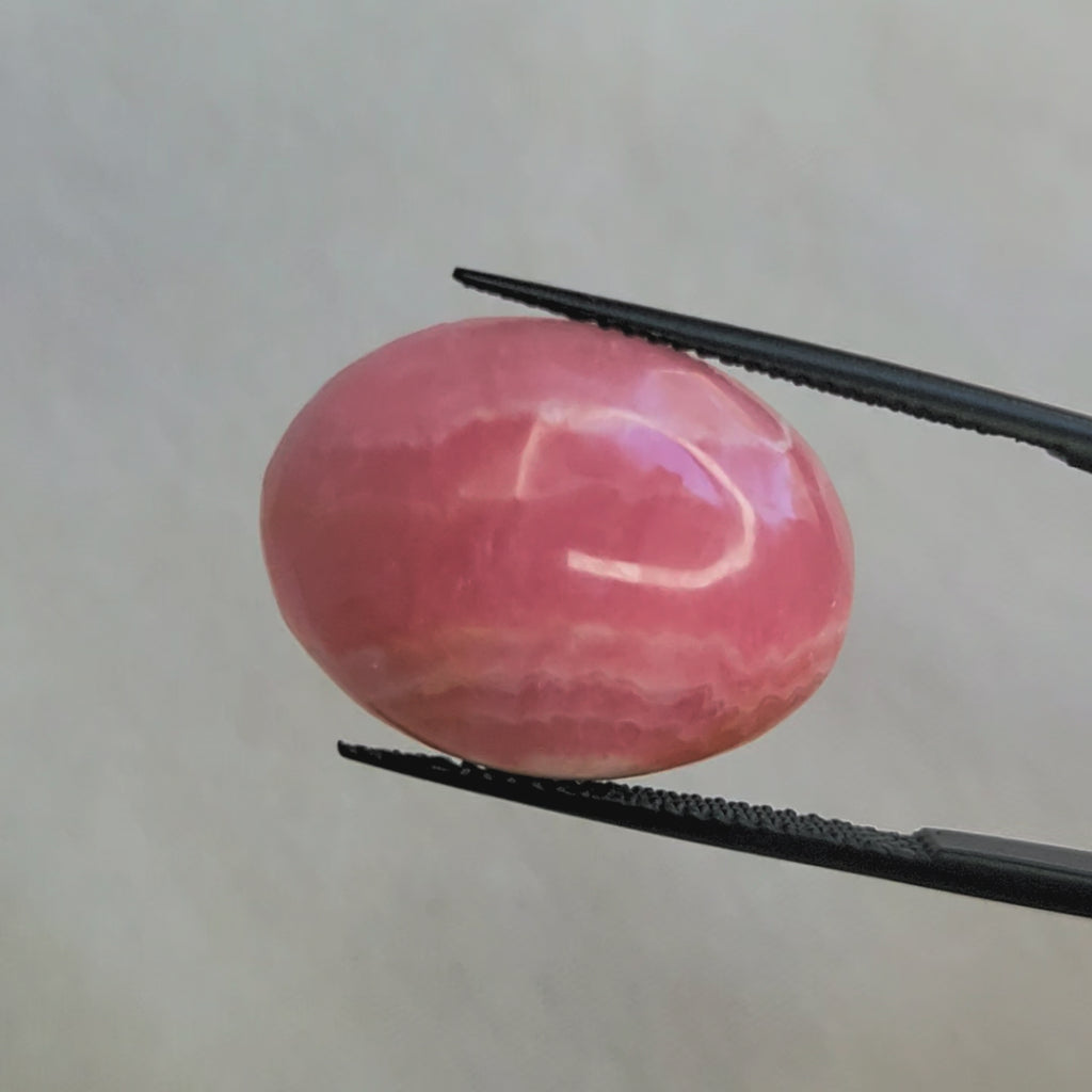 15.66ct Rhodochrosite cabochon